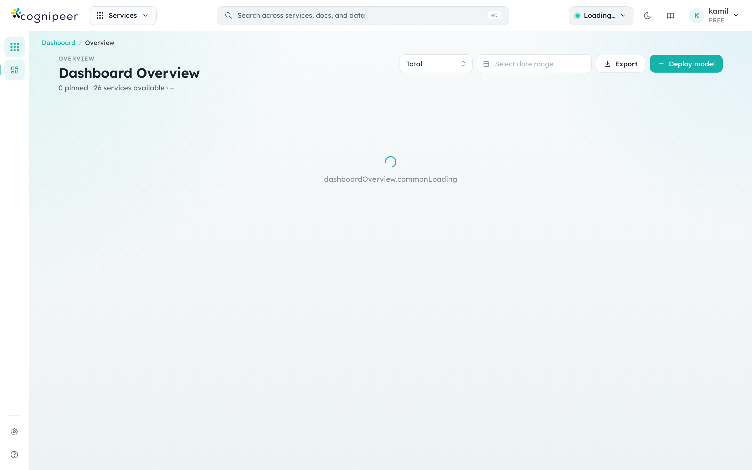 Services launcher