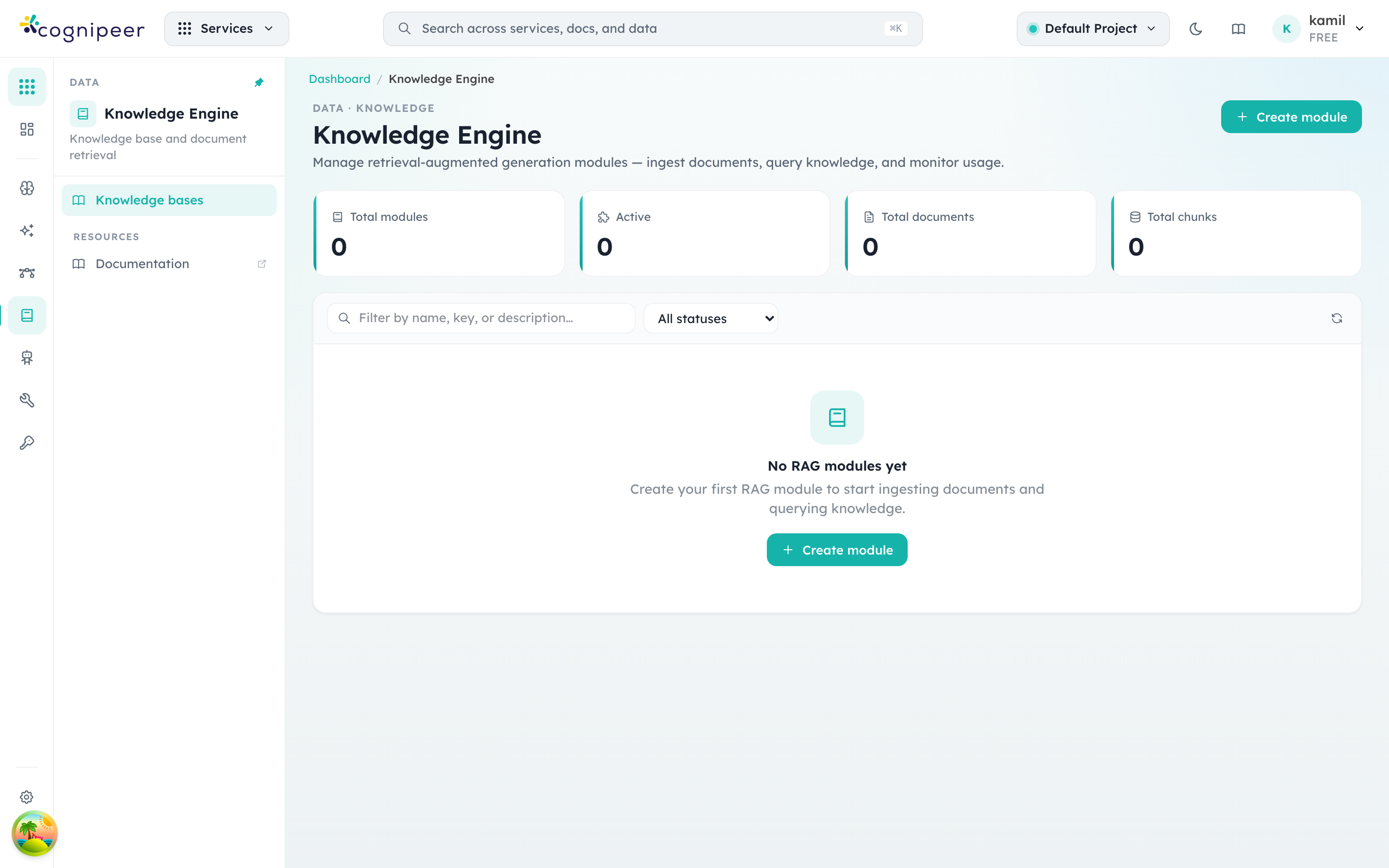 Knowledge Engine list